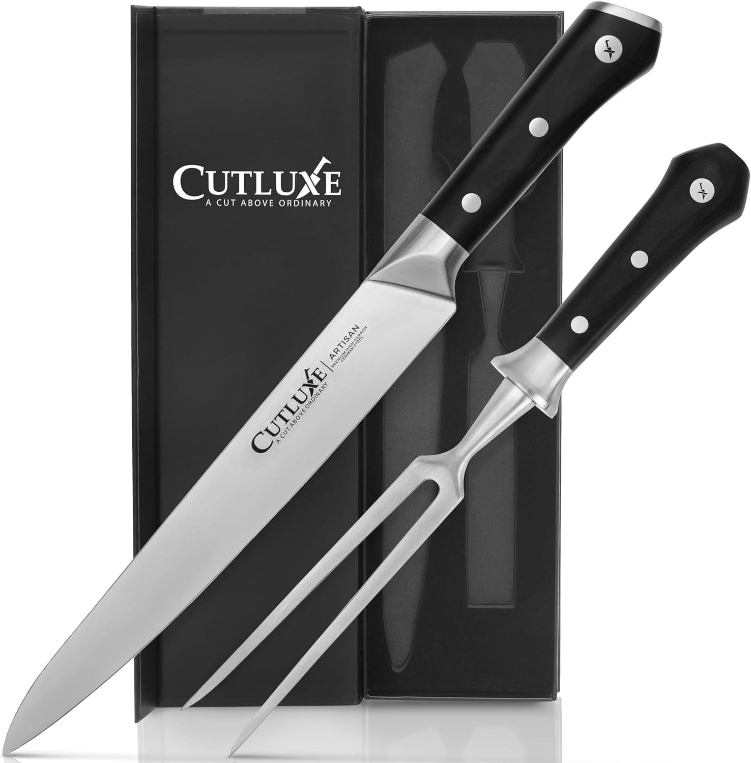 Turkey Carving Knife Set Carving Set with Knife & Fork for Meat