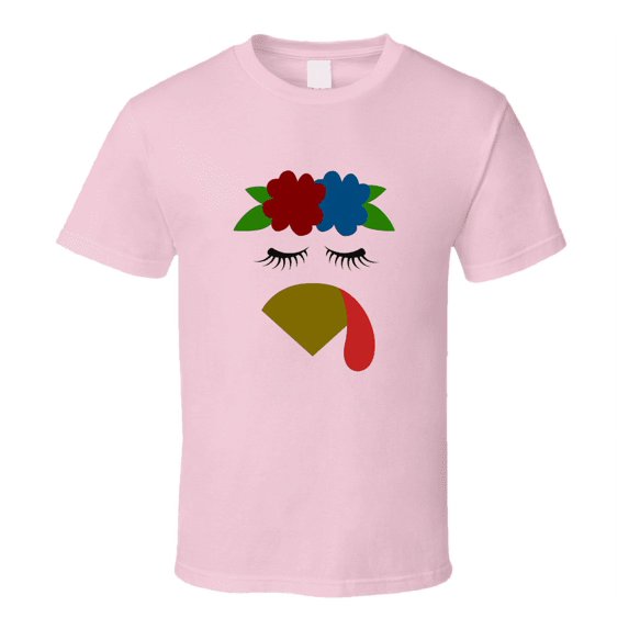 Turkey Chick Tee Cool Fall Holiday Autumn Novelty Thanksgiving T Shirt