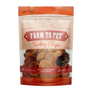Farm To Pet Turkey Chips Crunchy Training Treats for Dogs, 4oz