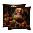 thumbnail image 1 of Turkey Covers with Unique Patterns, Set of 2 Decorative Throw Pillow Inserts for Sofa Bed Couch, 16x16/18x18/20x20 Inches, Ideal for Home Decor and Gifting, 1 of 6