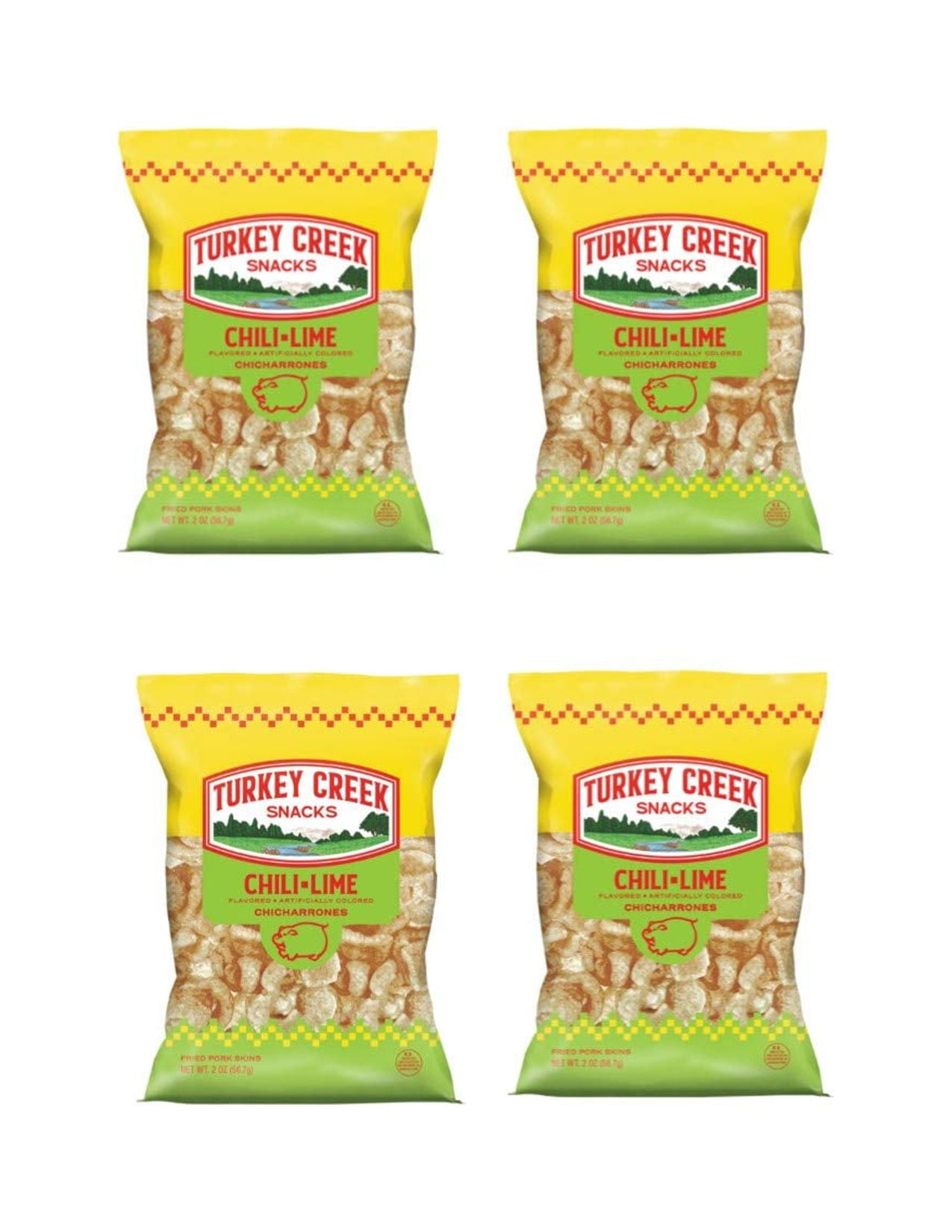 Turkey Creek America’s Best Fried Pork Skins, offers a Premium 4Bag