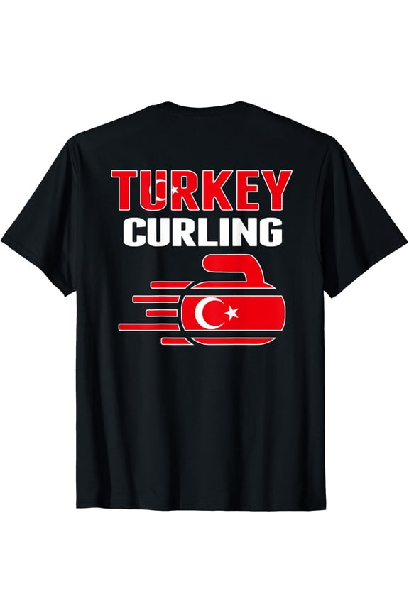 Turkey Curling Team Fans Jersey Turkish Winter Sports Lovers T-Shirt Unisex Full Size S-5XL