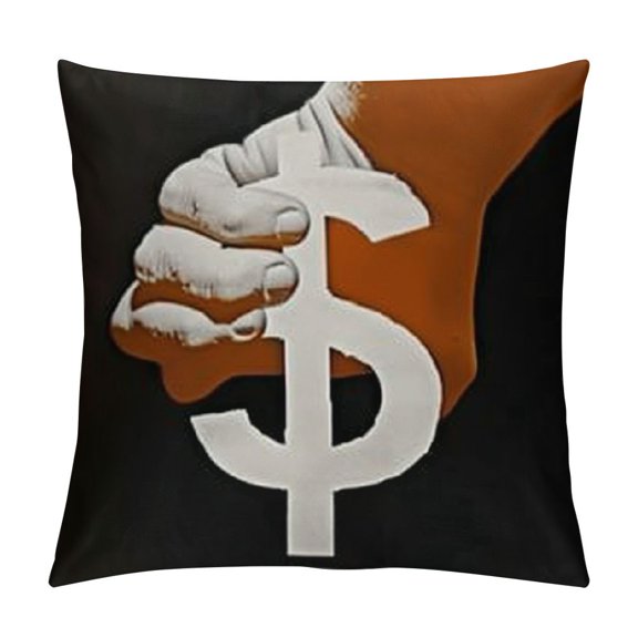 Turkey Currency Symbol Lira Try Hug Throw Pillow Square Cover