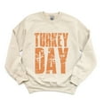 thumbnail image 1 of Turkey Day Block Distressed - Women's Graphic Sweatshirt, 1 of 14