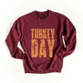 thumbnail image 1 of Turkey Day Block Distressed - Women's Graphic Sweatshirt, 1 of 14