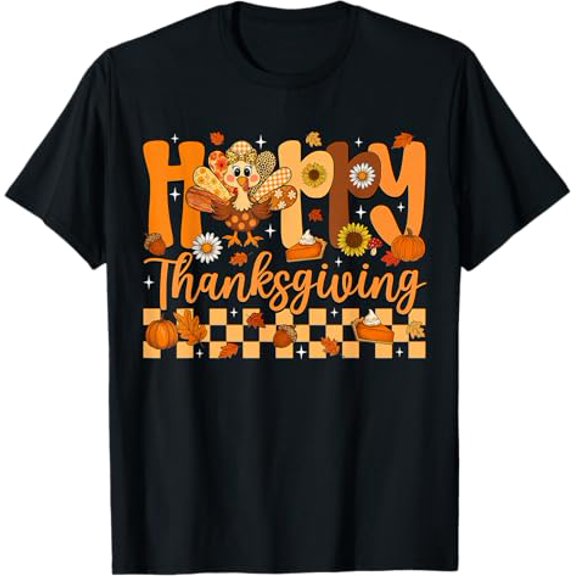 Turkey Day Family Dinner Happy Thanksgiving T-Shirt