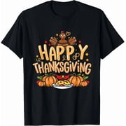 Turkey Day Happy Thanksgiving Family Dinner Thanksgiving Gift Unisex T-Shirt