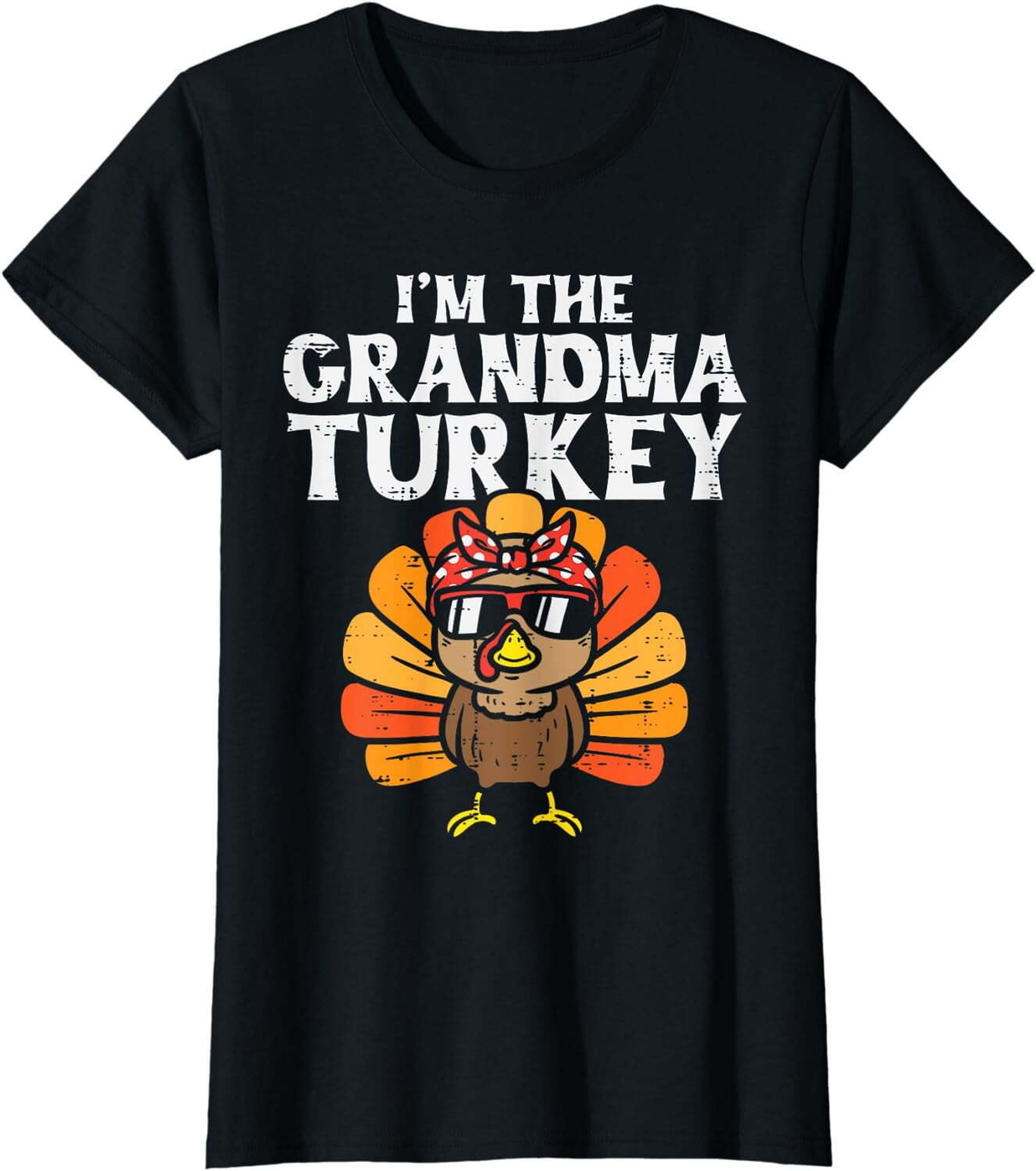 Turkey Day Trendsetter: Grandma's Festive Thanksgiving Shirt for a ...