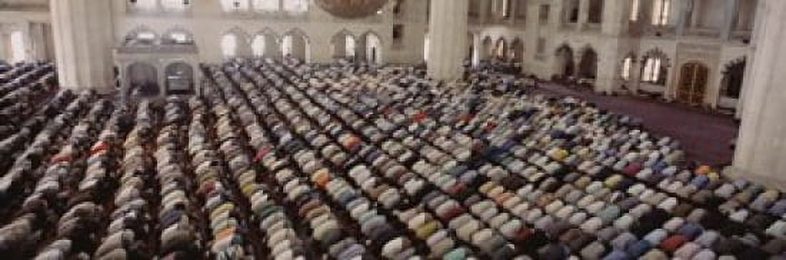 Turkey Edirne Friday Noon Prayer at Selimiye Mosque Canvas Art - Panoramic Images (18 x 6)