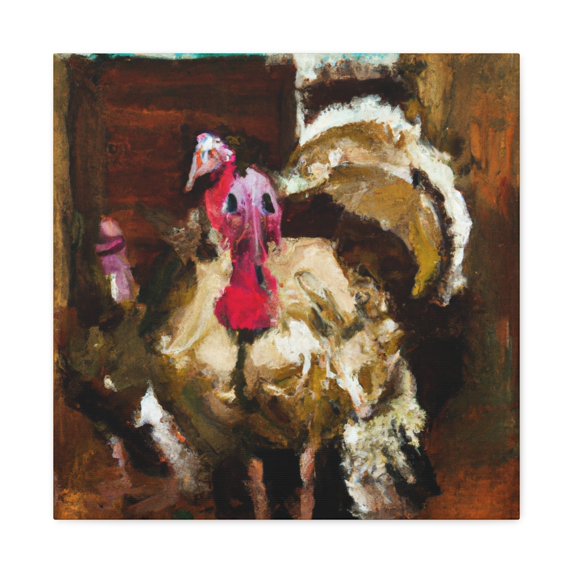 "Turkey Emerges Abstraction" - Canvas