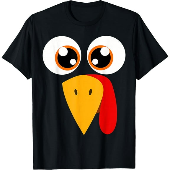 Turkey Face Halloween Costume Thanksgiving Teacher Nurse T-Shirt TShirt