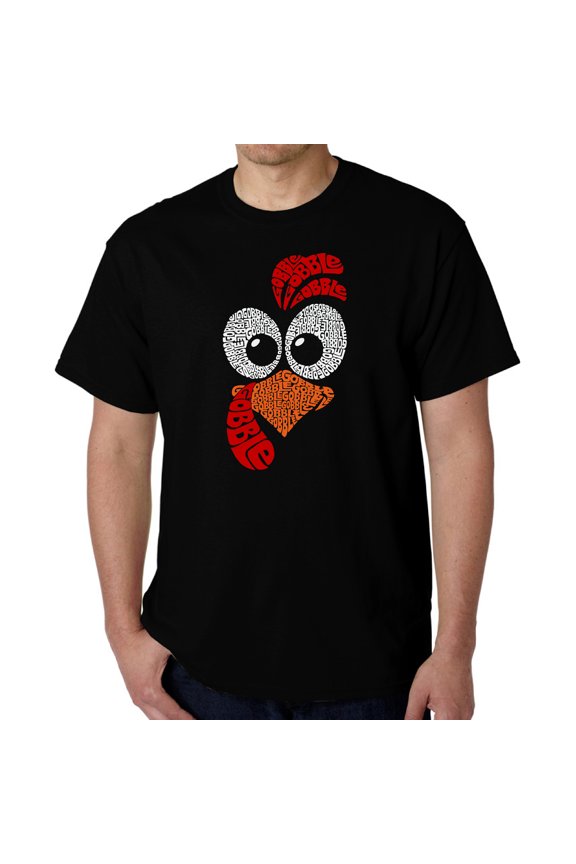 Turkey Face - Men's Word Art T-Shirt