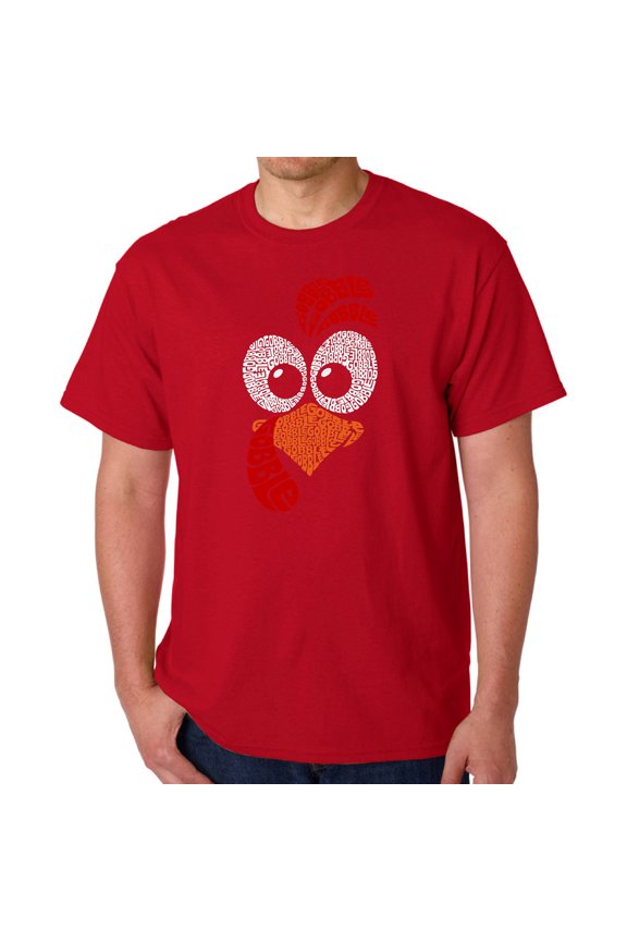 Turkey Face - Men's Word Art T-Shirt
