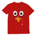 thumbnail image 1 of Turkey Face Shirt Funny Thanksgiving TShirt for Men Small Red, 1 of 6
