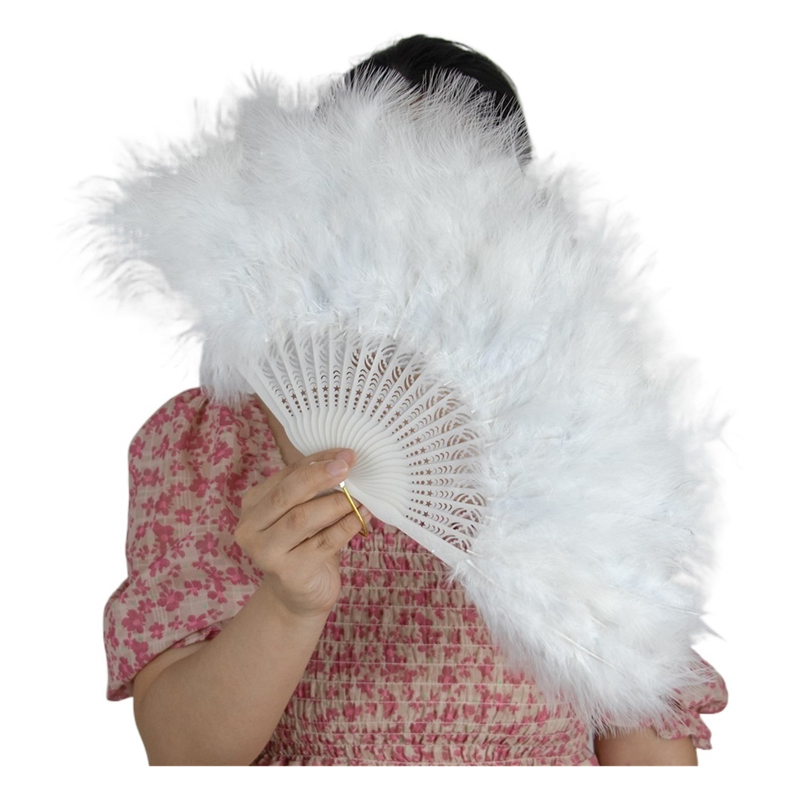 Awanáánaakii Small Wild Turkey and Parrot Feather Fan