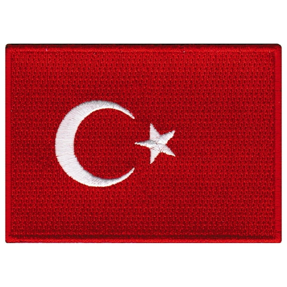 Turkey Flag Embroidered Iron-on Patch