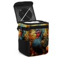 thumbnail image 1 of Turkey Foldable Car Garbage Can with Lid, Leak-proof, Hanging Storage Bag - Trash Can for Car, Mini Trash Can, 1 of 6