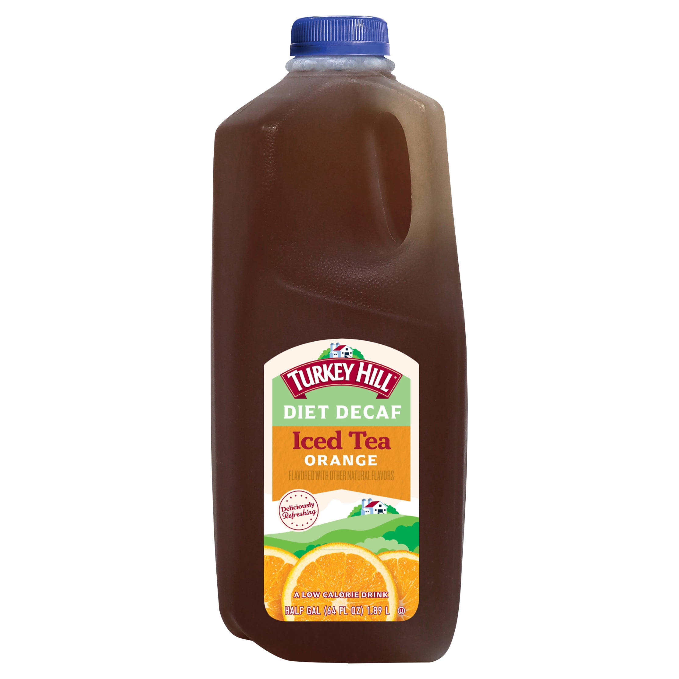 Turkey Hill Diet Decaf Orange Tea, Half Gallon