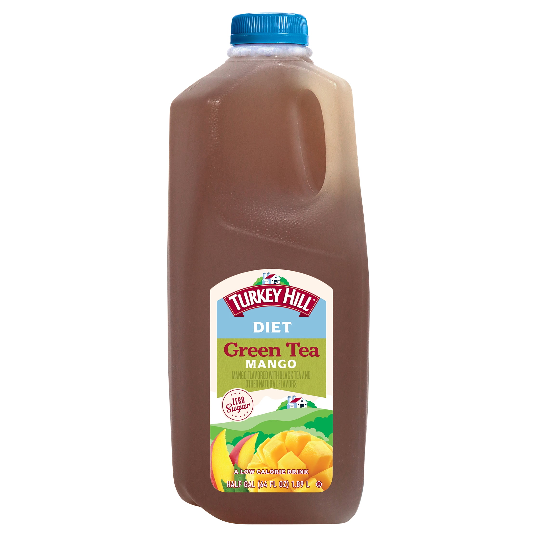 Turkey Hill Diet with Ginseng and Honey Mango Green Tea, Half Gallon