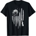 Turkey Hunting American Flag Thunder Chicken Gift For Hunter TShirt