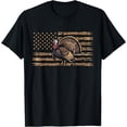 Tree Protection Flagging Turkey Hunting American Flag Tree Camouflage T-Shirt - Walmart.com