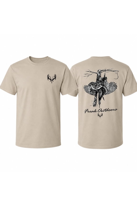 Turkey Hunting Graphic T-Shirt, Unisex Classic Fit Cotton Blend Tee