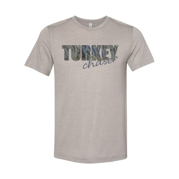 Turkey Hunting Shirt, Turkey Chaser, Hunting Shirt, Unisex Fit, Thunder Chicken Shirt, Gift For Hunter, Gobbler, Dad Gift, Long Beard, Calls, Heather Stone, MEDIUM