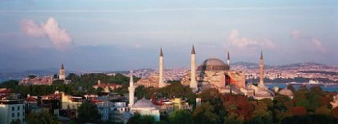 Turkey Istanbul Hagia Sofia Canvas Art - Panoramic Images (18 x 7)