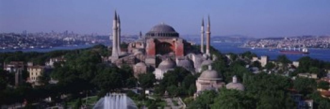 Turkey Istanbul Hagia Sophia Canvas Art - Panoramic Images (18 x 6)