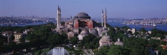 Turkey Istanbul Hagia Sophia Canvas Art - Panoramic Images (36 x 12)