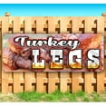 thumbnail image 1 of Turkey Legs 13 oz Vinyl Banner With Metal Grommets, 1 of 4