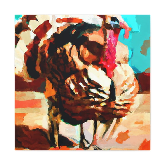 "Turkey Pop Picnic" - Canvas
