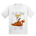 thumbnail image 1 of Turkey Pour Some Gravy On Me Funny Thanksgiving Youth T-shirt For Kids, M, White, 1 of 6
