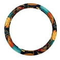 thumbnail image 1 of Turkey Printed 14.5 Inch PVC Leather Steering Wheel Cover Auto Accessories, 1 of 6