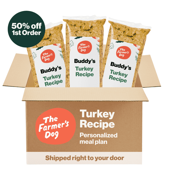 The Farmer’s Dog Real, Human-Grade Dog Food, Turkey Recipe