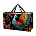 thumbnail image 1 of Turkey Reusable Foldable Oxford Cloth Grocery Baskets Grocery Bags Storage Basket Large Capacity, 1 of 7
