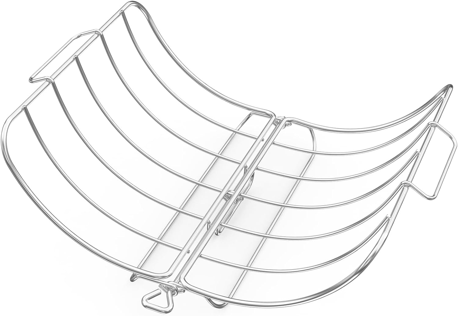 Curved Roasting Rack Turkey Roasting Rack Stainless Steel Detachable Poultry Roaster Racks ...