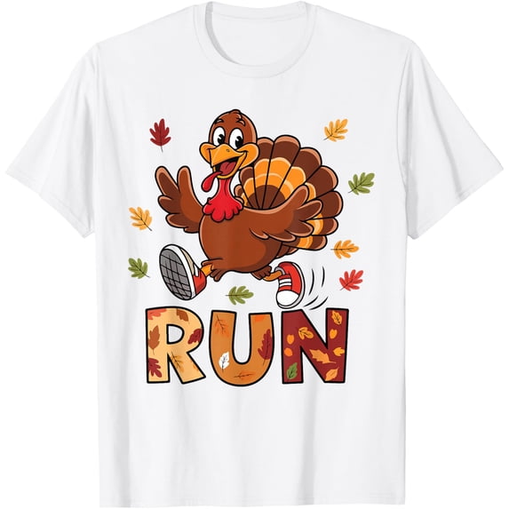 Turkey Run Costume Thanksgiving Running Turkey Unisex T-Shirt