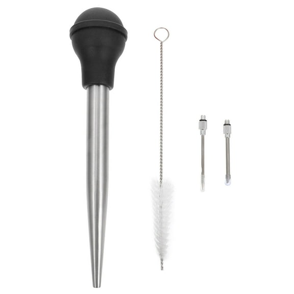 NIAIZEK Turkey Injector Set with Stainless Steel and Silicone for BBQ Cooking and Marinade Flavoring