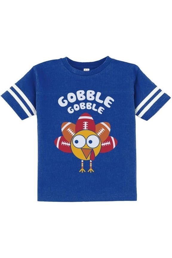 Turkey Shirt Toddler Infant Gobble Gobble Thanksgiving Shirts for Boys Girls 3T Blue