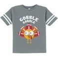 thumbnail image 1 of Tstars Turkey Shirt Toddler Infant Gobble Gobble Thanksgiving Shirts for Boys Girls 5/6 Gray, 1 of 7
