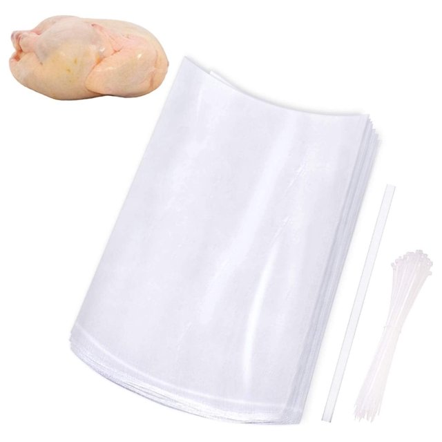 Turkey Shrink Bags,50Pcs 14x23 Inches Clear Poultry Shrink Bags Freezer