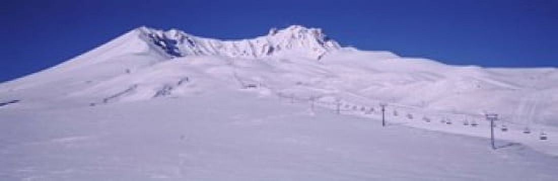 Turkey Ski Resort on Mt Erciyes Canvas Art - Panoramic Images (18 x 6)