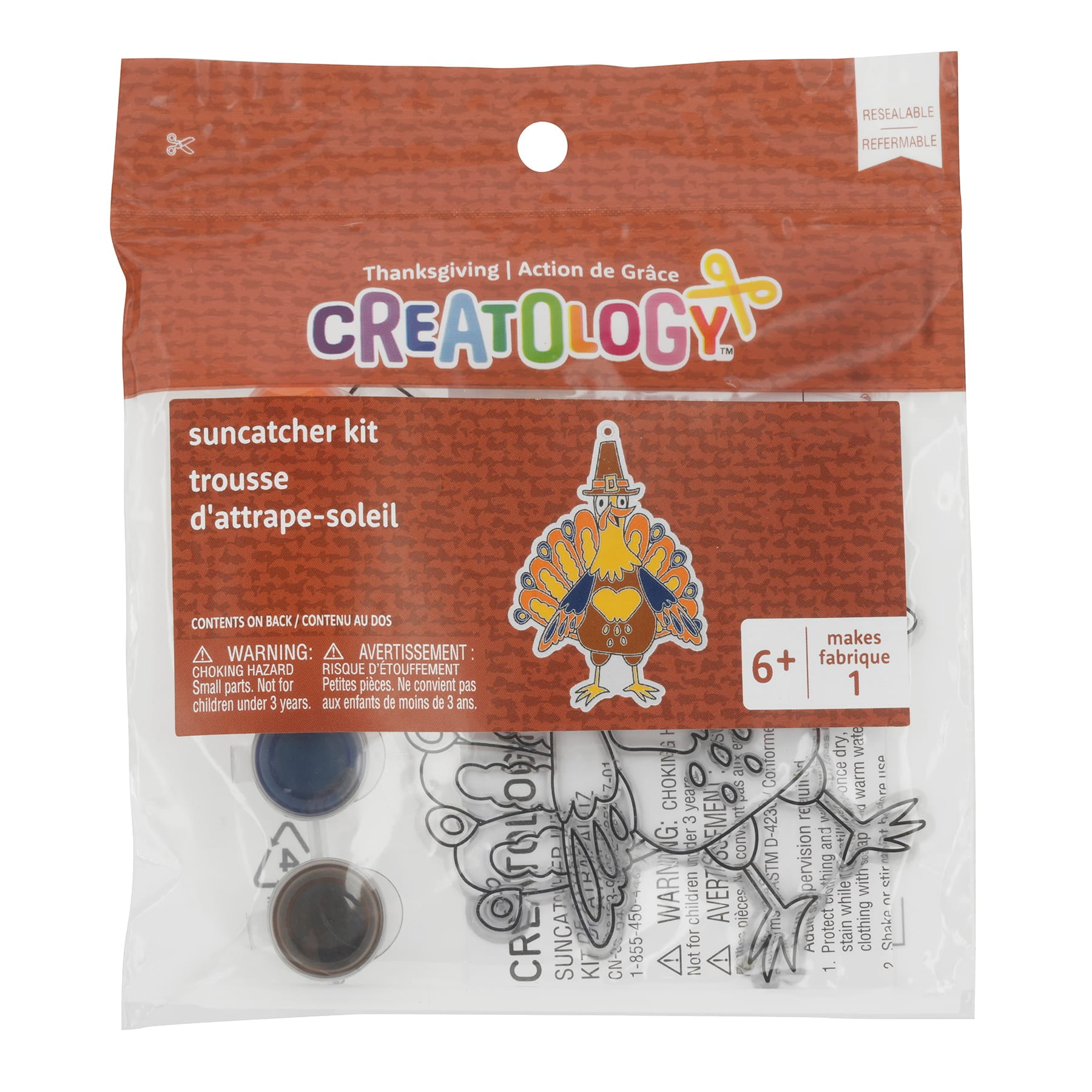 Turkey Suncatcher Kit by Creatology™ Thanksgiving