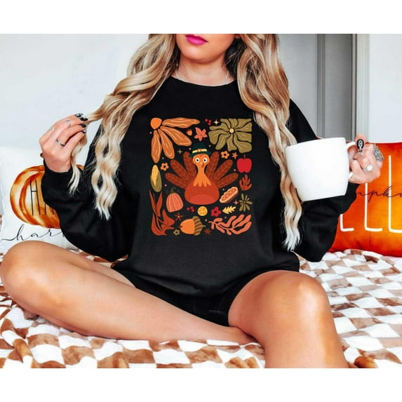 Turkey Sweatshirt, Thanksgiving Turkey Sweatshirt, Bible Verse Sweatshirt, Boho Turkey Sweatshirt, Turkey Day Sweatshirt, Fall Sweatshirt, Pumpkin Sweatshirt.