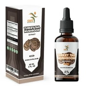 Turkey Tail Mushroom Extract Organic Non GMO Tincture Liquid Herbal Drops 2 Floz