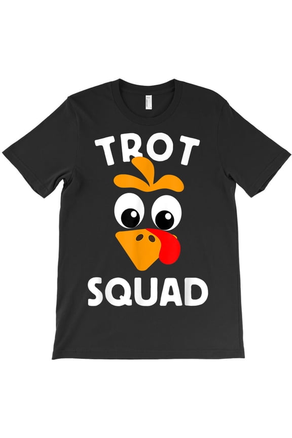 Turkey Trot Squad Running Apparel, Holiday Humor Graphic Design - USA Printed G19490 Unisex T-Shirt, Up to Size 5XL