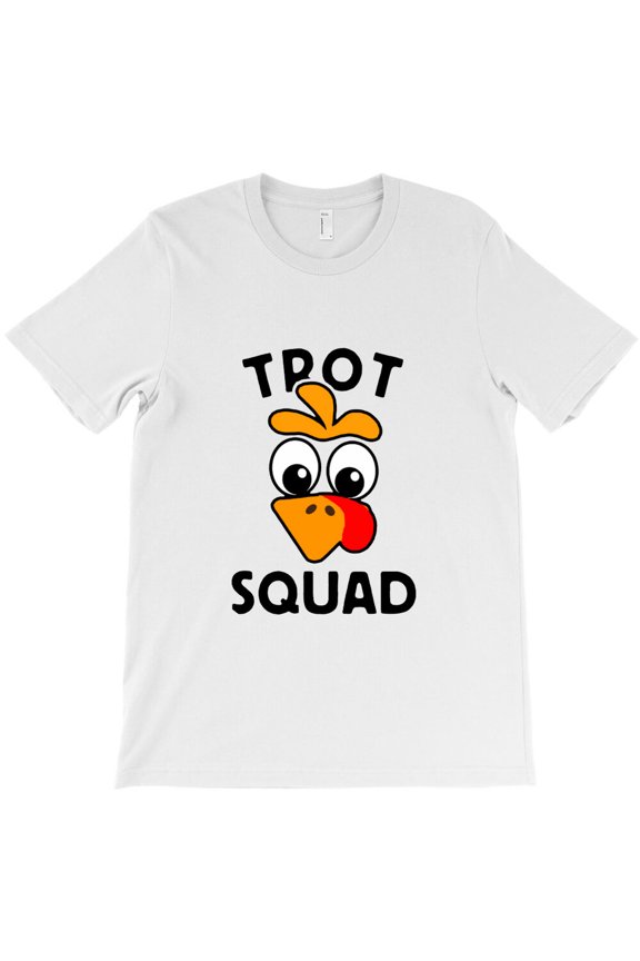 Turkey Trot Squad Running, Funny Thanksgiving Holiday Humor - Daily Wear Essential G19399 Unisex T-Shirt, Up to Size 5XL