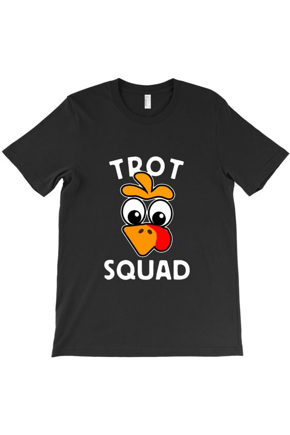 Turkey Trot Squad Running, Funny Thanksgiving Holiday Humor - Last-Minute Gift G19401 Unisex T-Shirt, Up to Size 5XL