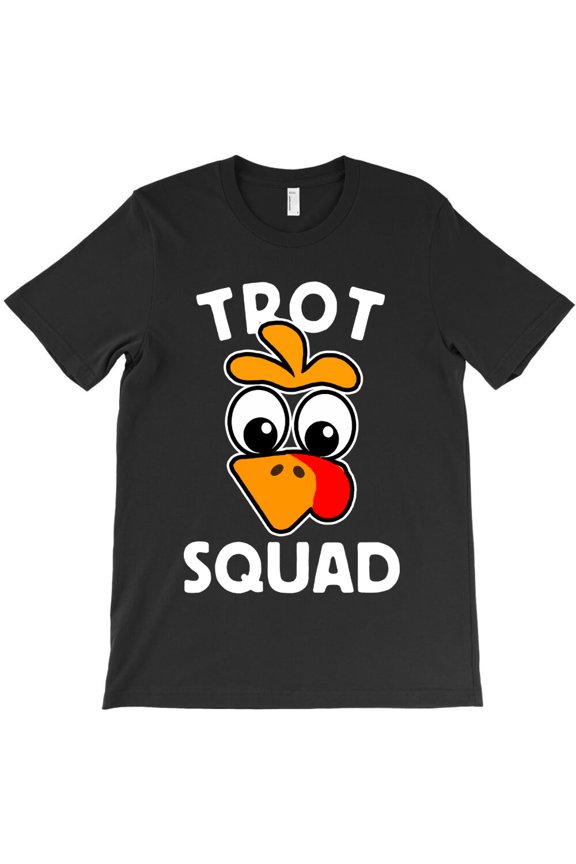 Turkey Trot Squad Running, Funny Thanksgiving Holiday Humor - Makes a Great Gift G19372 Unisex T-Shirt, Up to Size 5XL